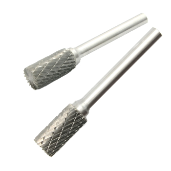 12.7x19x65x6mm (Dbl Cut) B Shp Cyl. with End Cut Carbide Burr