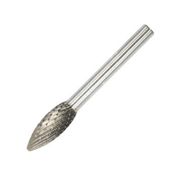 6x14x50x6mm (Dbl Cut) H Shape Flame - Carbide Burr 6x14x50x6mm (Dbl Cut) H Shape Flame - Carbide Burr