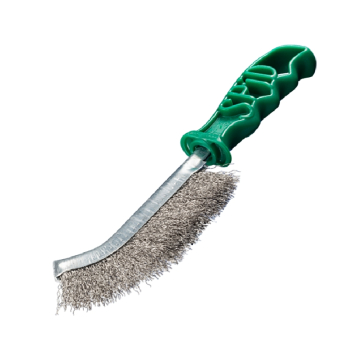 Spid Plastic Handled Stainless Steel Wire Scratch Brush Spid Plastic Handled Stainless Steel Wire Scratch Brush