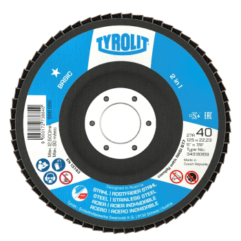 115x22.23mm Flap Disc Grit 120 Basic PK of 10 Stl/Inox 115x22.23mm Flap Disc Grit 120 Basic PK of 10 Stl/Inox