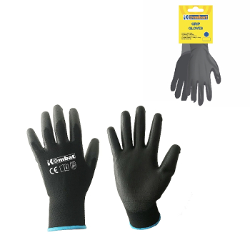 PU Grip Gloves-1 Pair Size 9 (L) MOQ-6 Pairs