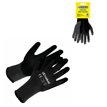 Thermal Grip Gloves-1 Pair Size 10 (XL) MOQ-6 Pairs