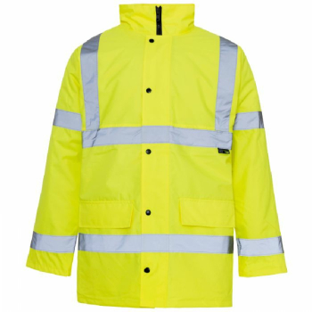 Hi-Vis Parka Jacket Yellow Class 3 Size-M