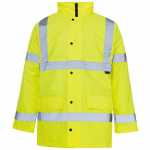 Hi-Vis Parka Jacket Yellow Class 3 Size-XXL